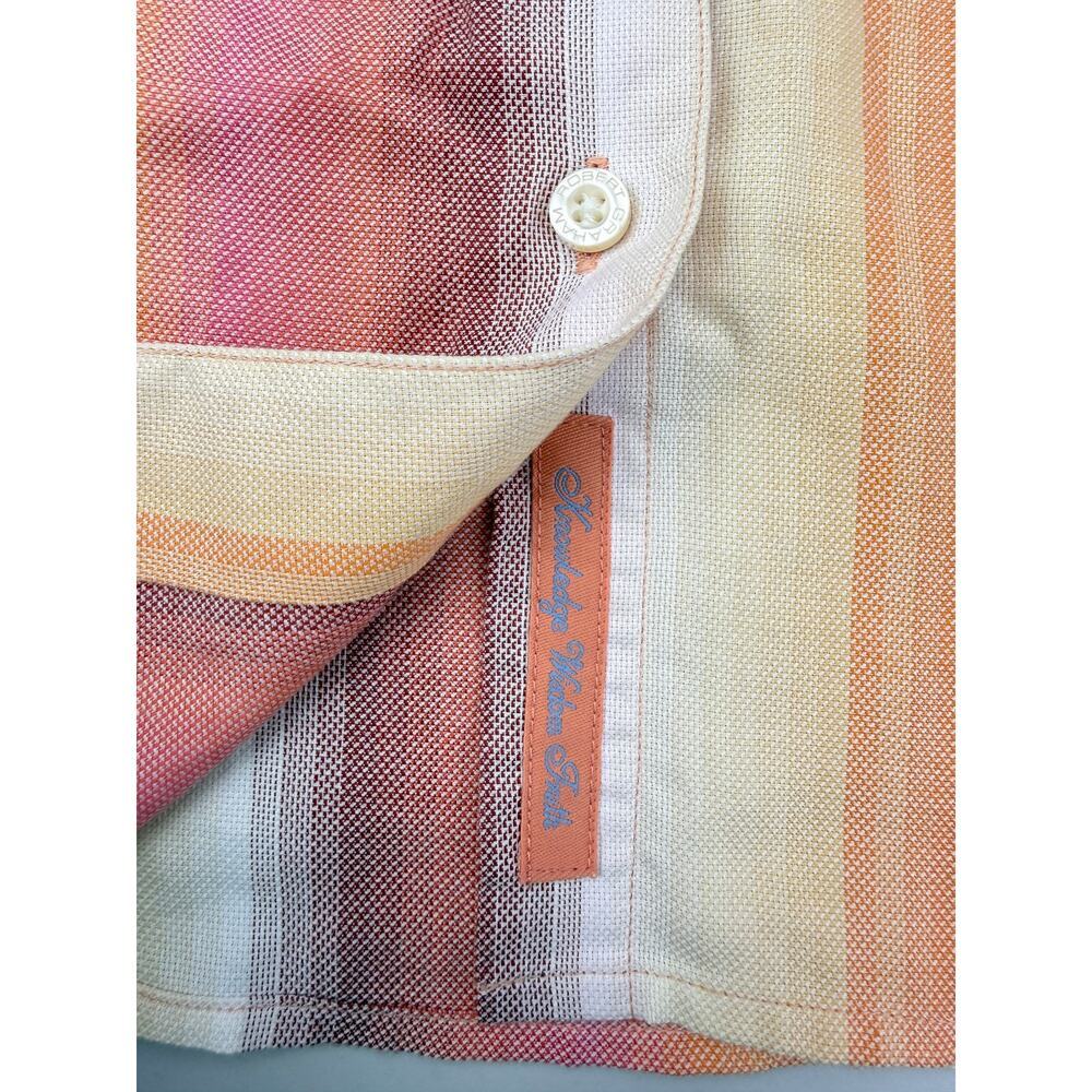 ROBERT GRAHAM Striped Multicolor Shirt Size 6 - Picture 4 of 5